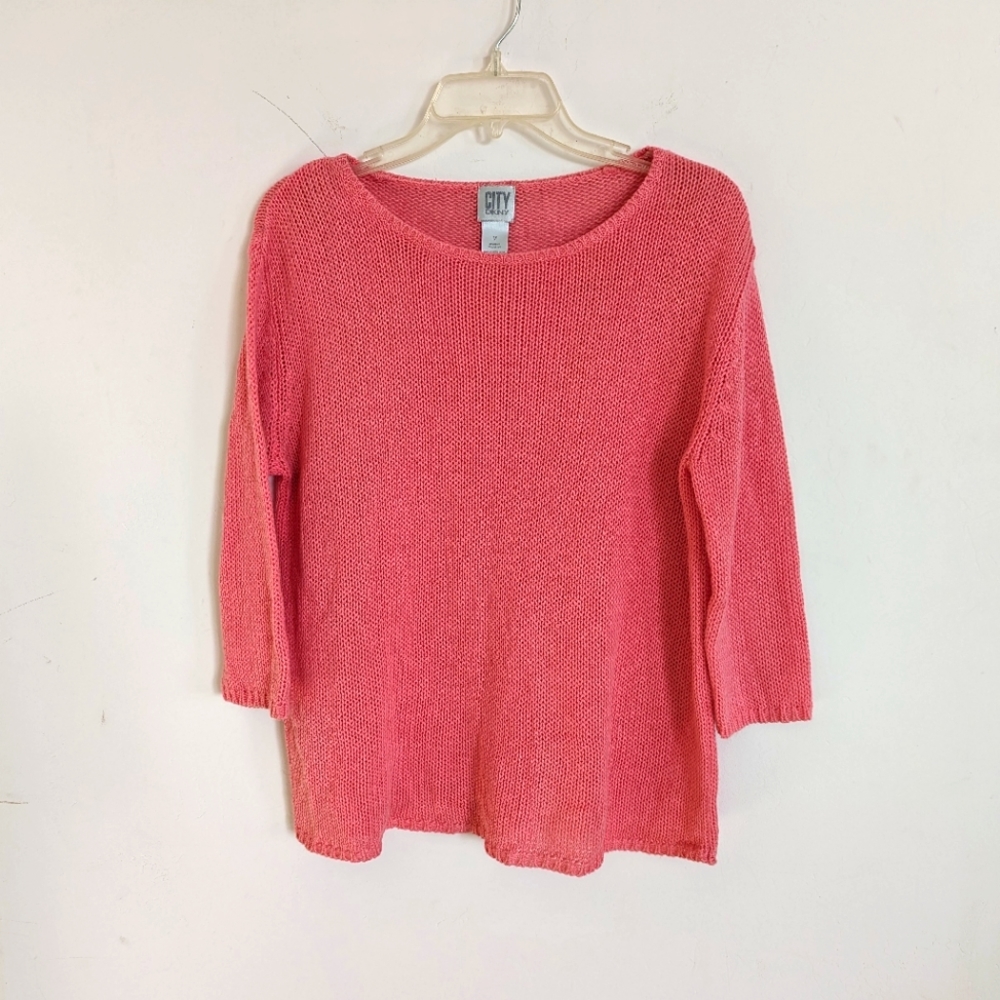 City DKNY Pink Sweater